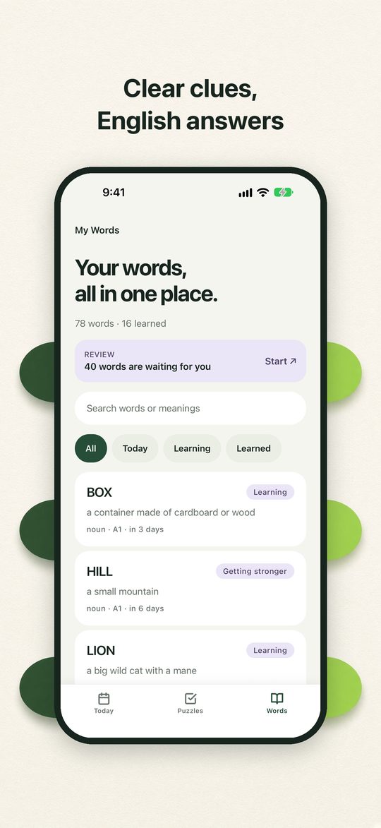 Word notebook